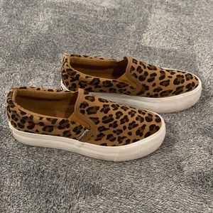 Mudd cheetah slip on shoes